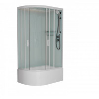 Душевая кабина Frank F412/2R М White 120x80 матовое стекло, 20038