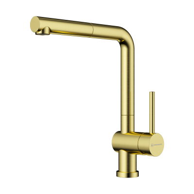 Смеситель для кухни Omoikiri Akashi-S-LG латунь/светлое золото, 4994263