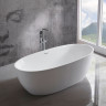 Ванна акриловая Vincea VBT-405-1600, цвет белый, щелевой перелив, слив хром
