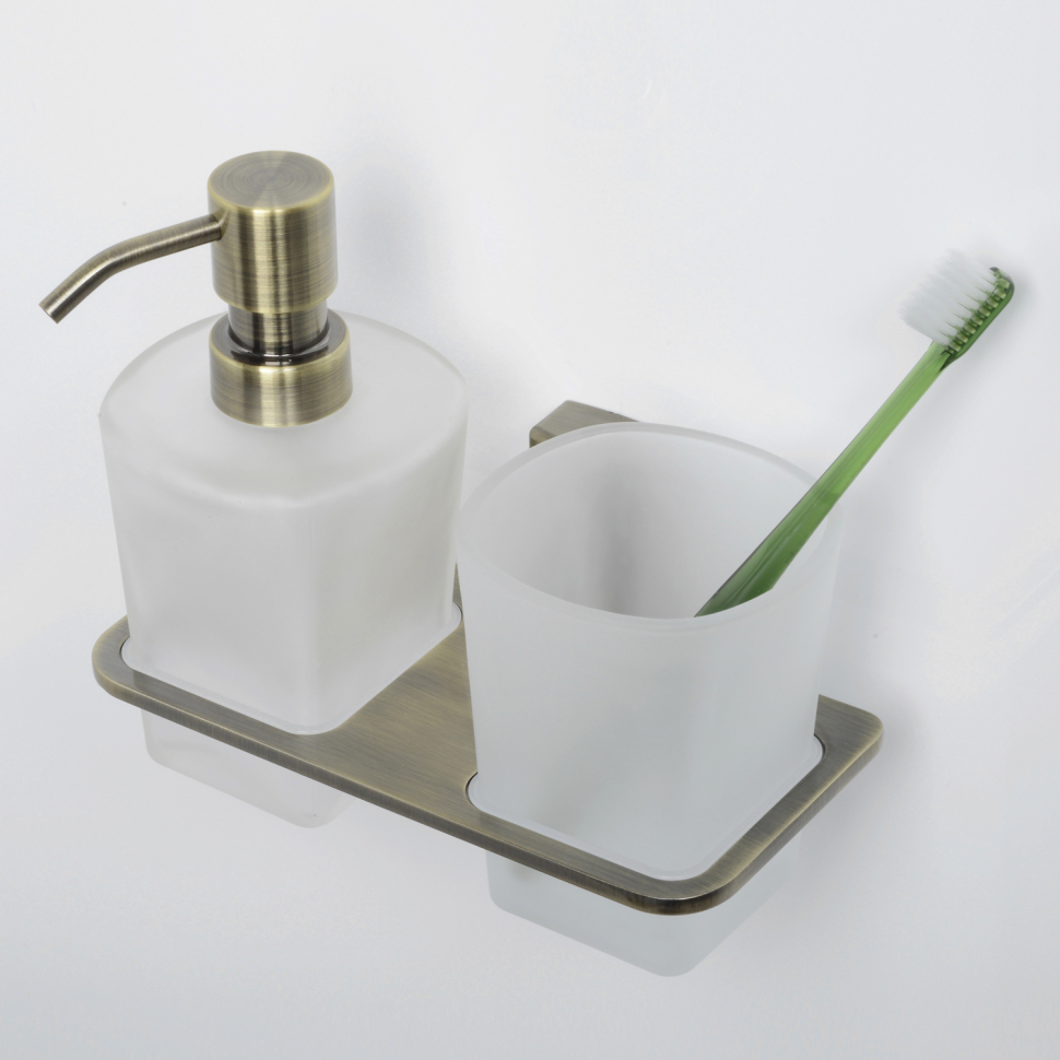 Держатель стакана и дозатора Wasserkraft Exter K-5289