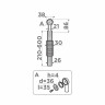 Сменный круглый перелив Omoikiri OV-1-R-AB022, 4998035