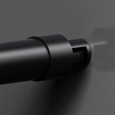 Душевая перегородка 90x195 AM.PM X-Joy W94UWI-90-F1-BTE прозрачное стекло, профиль черный