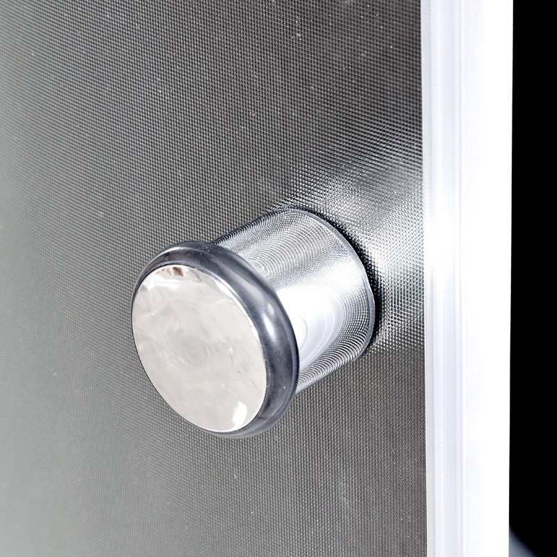 Душевая кабина DTO B 01 S Black с электрикой (100x100)