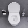Унитаз подвесной Damixa Sirius DX86C1700SC безободковый с сиденьем микролифт, белый