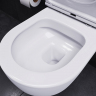 Унитаз подвесной Damixa Sirius DX86C1700SC безободковый с сиденьем микролифт, белый