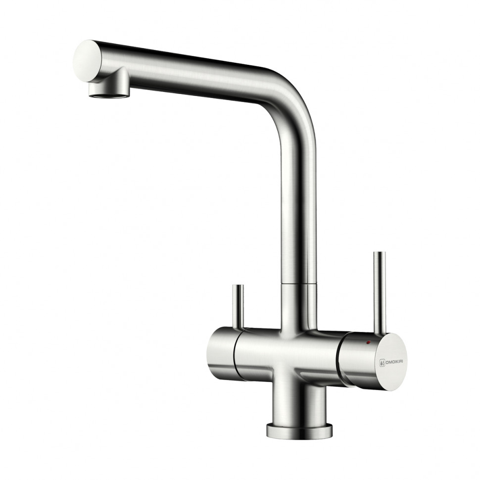 Смеситель для кухни Omoikiri Takamatsu-BN нерж. сталь/нержавеющая сталь, 4994085