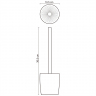 Щетка для унитаза Wasserkraft Dinkel K-4627