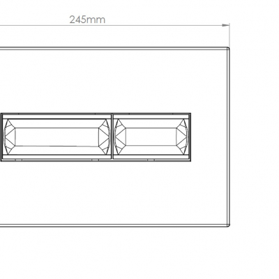 Кнопка смыва Vincea Line VFP-732CH, цвет хром