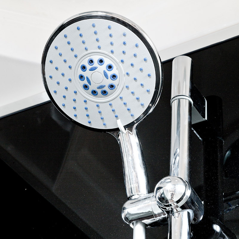 Душевая кабина DTO B 09 S Black с электрикой (90x90)