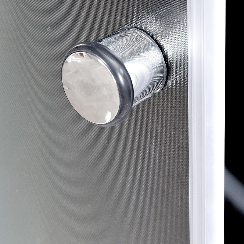 Душевая кабина DTO B 09 S Black с электрикой (90x90)