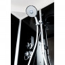 Душевая кабина DTO B 09 S Black с электрикой (90x90)