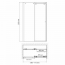 Душевая дверь Wasserkraft Vils 56R13