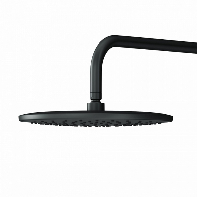 Встраиваемая душевая система AM.PM X-Joy FB85A2R002 черная: тропический верхний душ