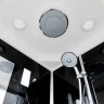 Душевая кабина DTO B 09 S Led Black (90x90)