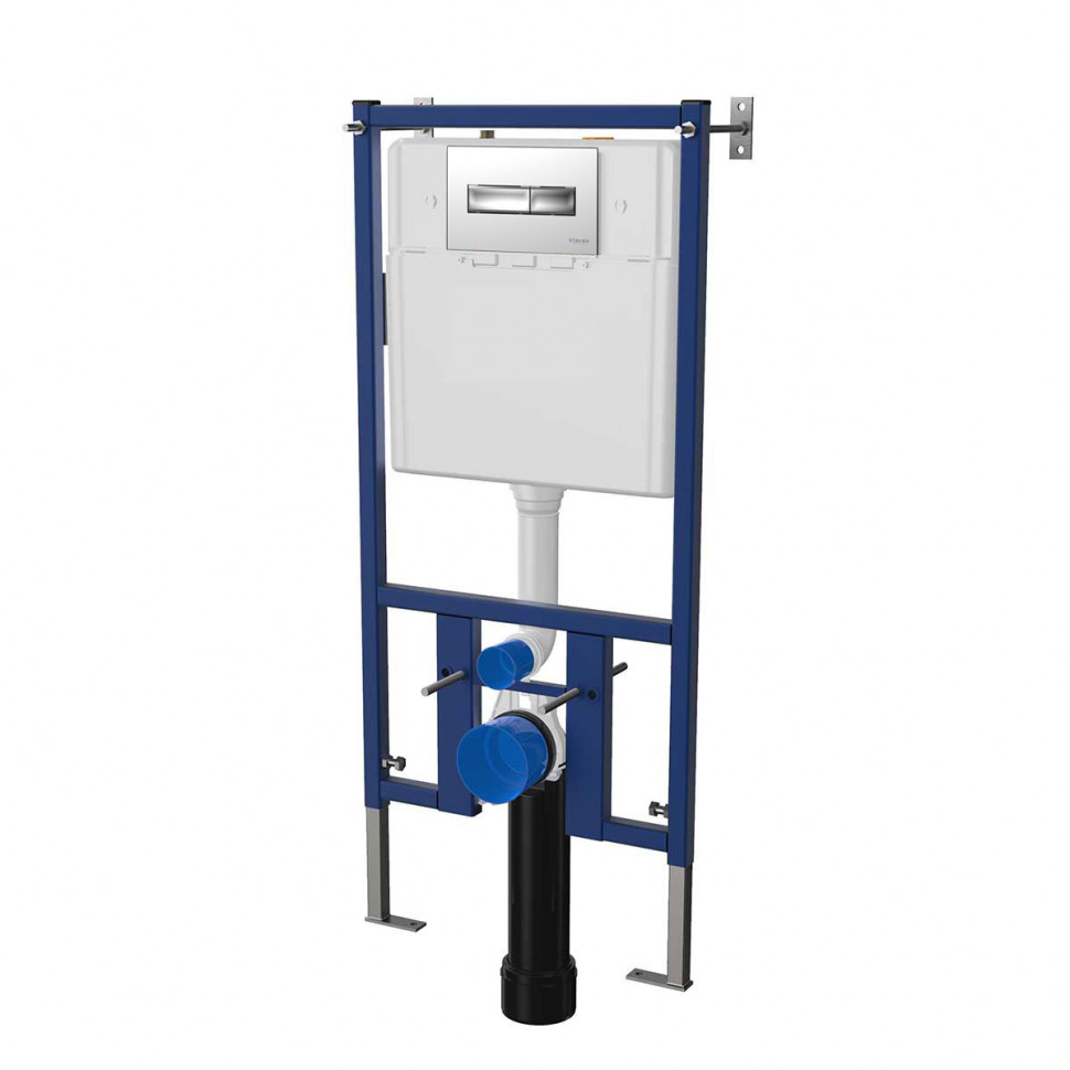 Инсталляция для подвесного унитаза Vincea VIS-450, 510*1000, цвет сине-белый