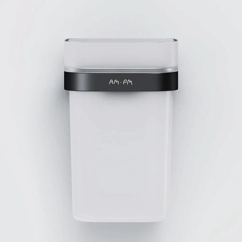 Стакан для зубных щеток настенный AM.PM Func A8F34322 стеклянный, черный