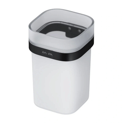 Стакан для зубных щеток настенный AM.PM Func A8F34322 стеклянный, черный