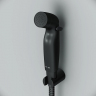 Гигиенический душ (лейка) АM.PM F0202022 со шлангом и держателем, черный матовый
