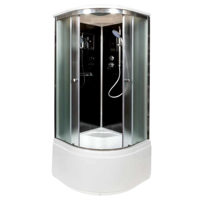 Душевая кабина DTO B 10 S Black (100x100)