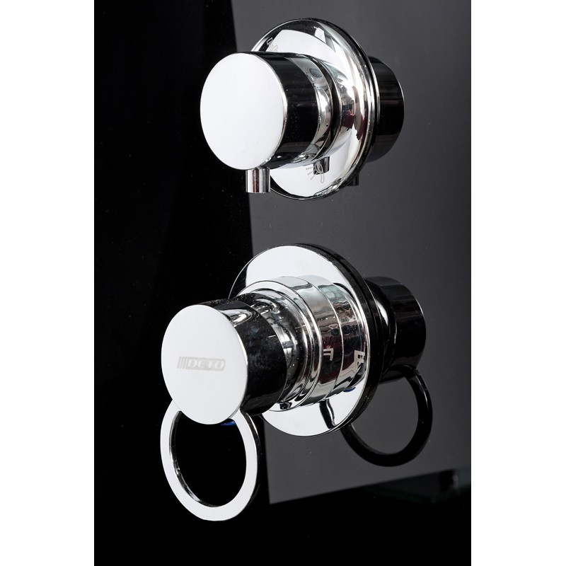 Душевая кабина DTO B 10 S Black (100x100)