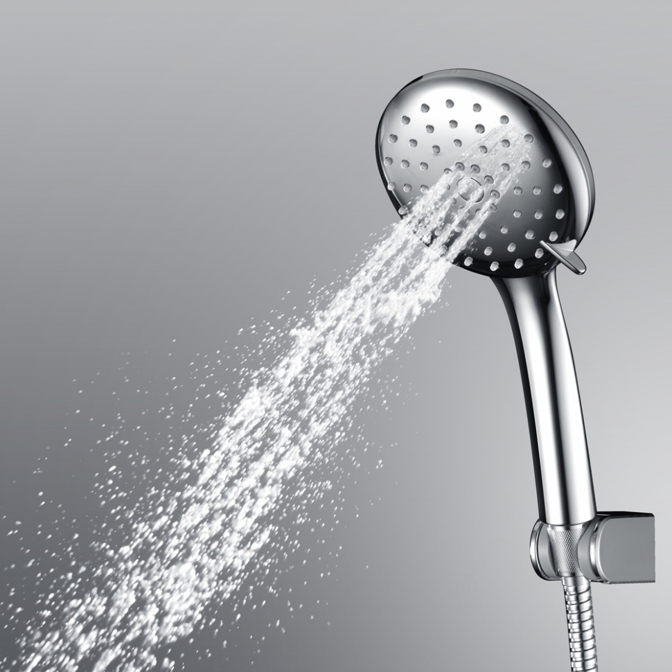 Душевая лейка SANCOS Lotus, диаметр 115 мм, 3 режима, цвет хром, SC6003CH