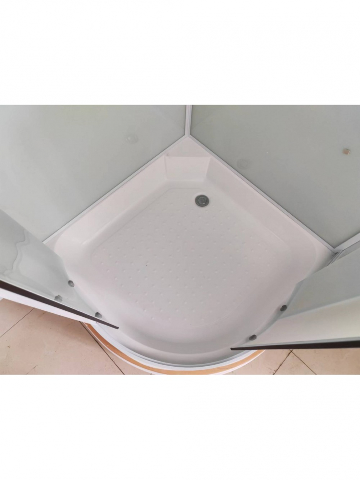 Душевая кабина Frank F409/1 М White 90x90 без крыши матовое стекло, 20025