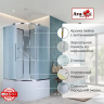 Душевая кабина AvaCan EM5090N 90x90 см без крыши