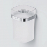 Стакан для зубных щеток настенный AM.PM Func A8F34300 стеклянный, хром