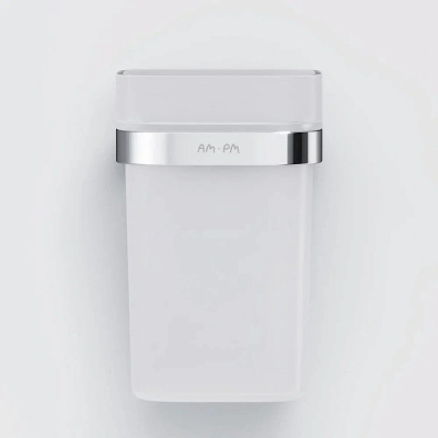 Стакан для зубных щеток настенный AM.PM Func A8F34300 стеклянный, хром