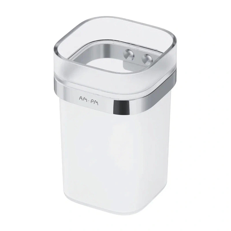 Стакан для зубных щеток настенный AM.PM Func A8F34300 стеклянный, хром