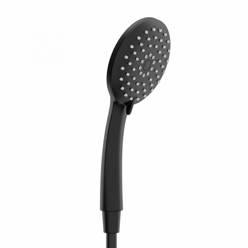Душевая лейка SANCOS Lotus, диаметр 115 мм, 3 режима, цвет черный матовый, SC6003MB