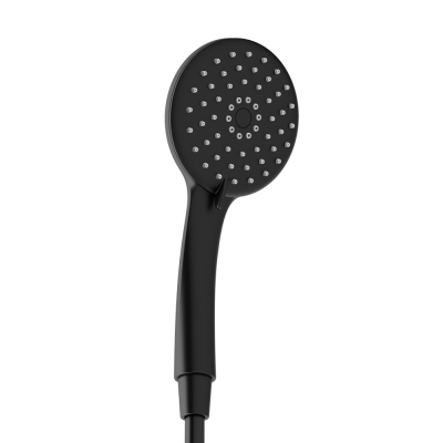 Душевая лейка SANCOS Lotus, диаметр 115 мм, 3 режима, цвет черный матовый, SC6003MB