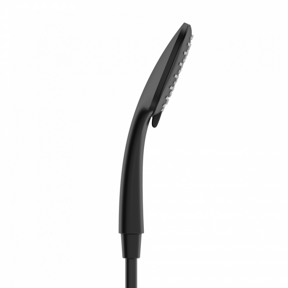 Душевая лейка SANCOS Lotus, диаметр 115 мм, 3 режима, цвет черный матовый, SC6003MB