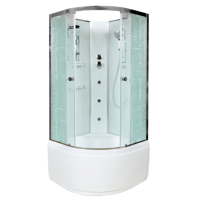 Душевая кабина AvaCan EM 5011 N с гидромассажем 110x110 см, EM5011NGM
