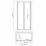 Душевая дверь Wasserkraft Weser 78F12