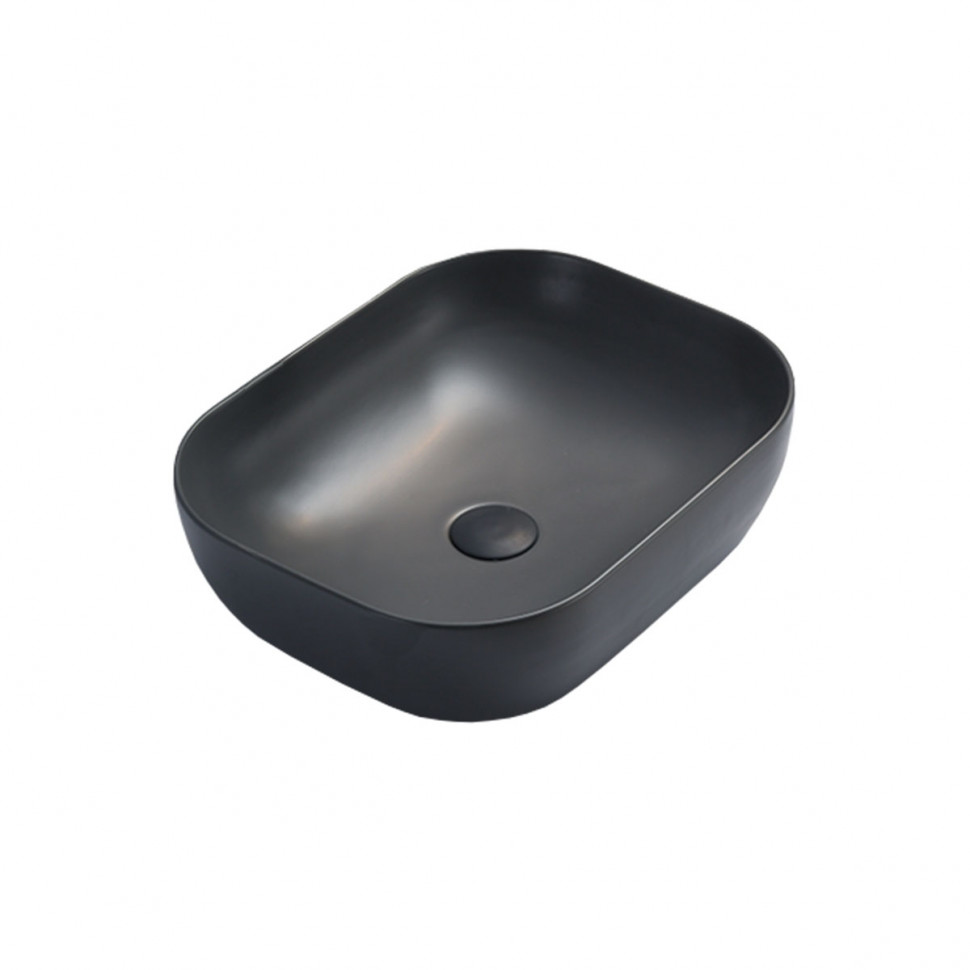 Раковина керамическая Vincea VBS-101MA, накладная, цвет антрацит матовый