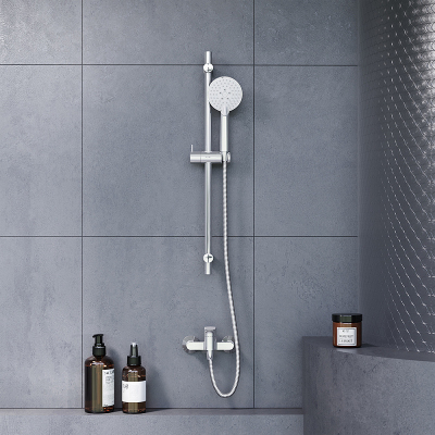 Душевой гарнитур Damixa Origin One 918100000 штанга, шланг, лейка 3 режима, хром