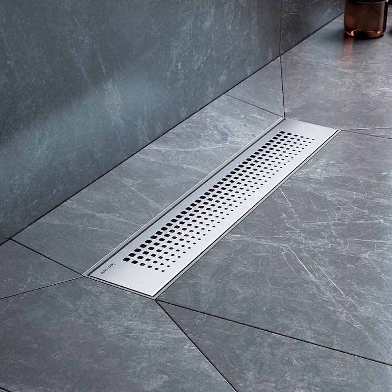 Душевой трап (лоток) 40 AM.PM PrimeFlow W02SC-P11-040-01SB комбинированный затвор со стальной матовой решеткой