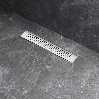 Душевой трап (лоток) 40 AM.PM PrimeFlow W02SC-P11-040-01SB комбинированный затвор со стальной матовой решеткой