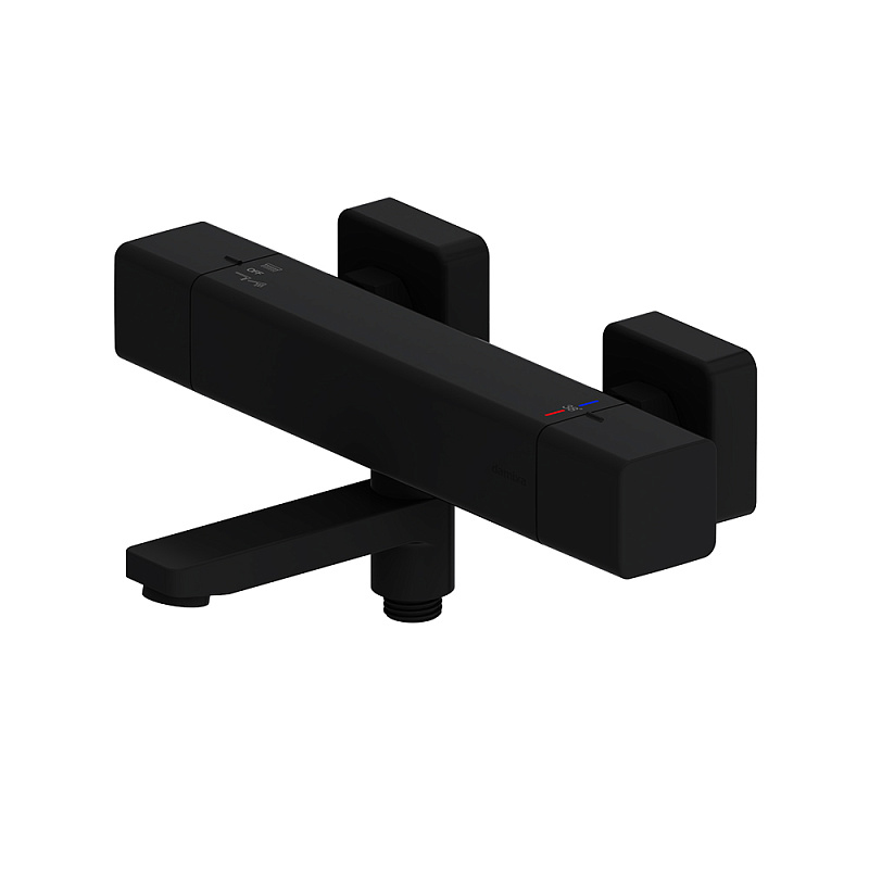 Смеситель для ванны и душа Damixa Gala 533000300 термостат, черный