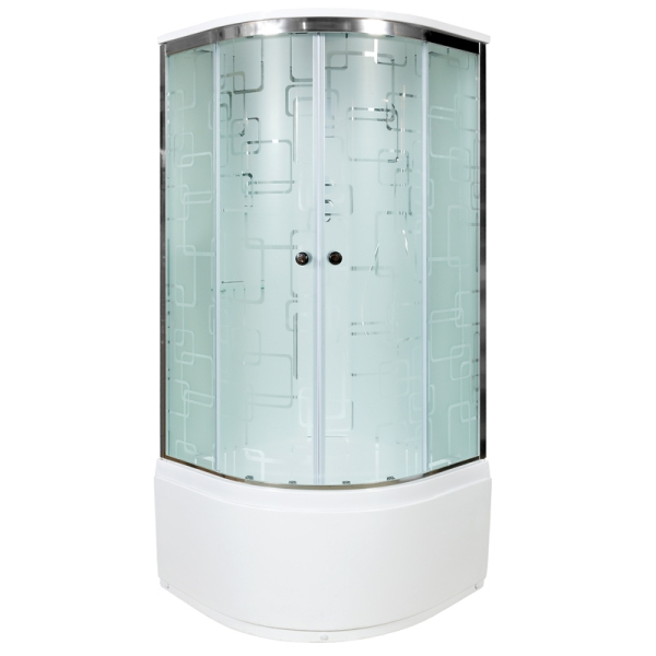 Душевая кабина AvaCan EM 5011 с гидромассажем 110x110 см, EM5011GM