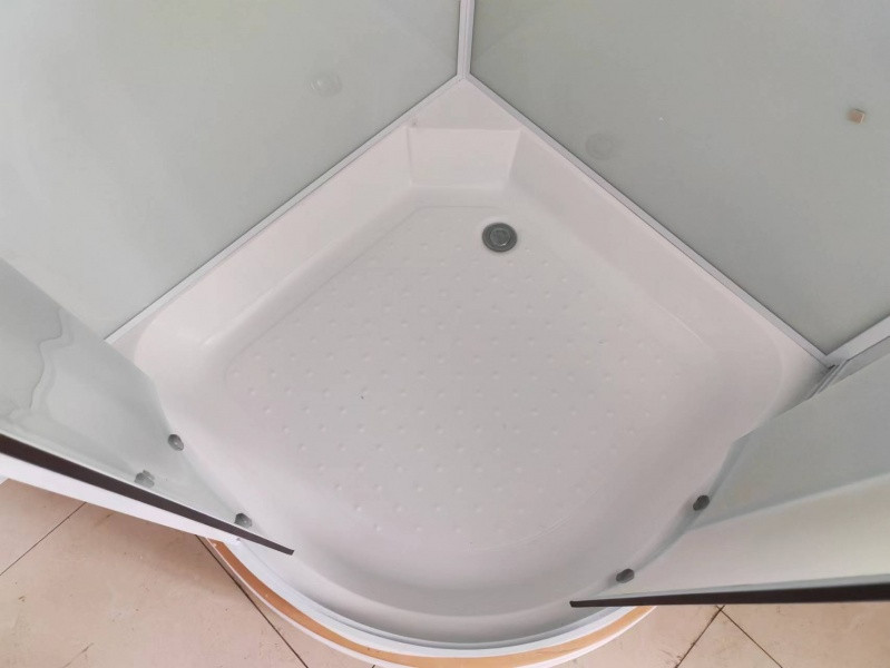 Душевая кабина Frank F409/1 М White 90x90 средний поддон матовое стекло, 20024