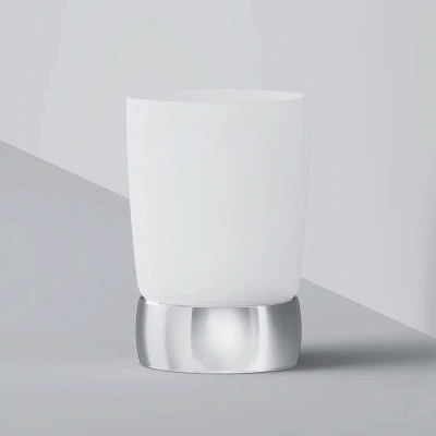 Стакан для зубных щеток AM.PM Sensation A3031300 стеклянный, отдельностоящий, хром