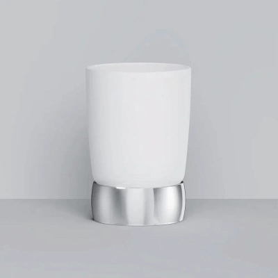 Стакан для зубных щеток AM.PM Sensation A3031300 стеклянный, отдельностоящий, хром