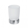 Стакан для зубных щеток AM.PM Sensation A3031300 стеклянный, отдельностоящий, хром
