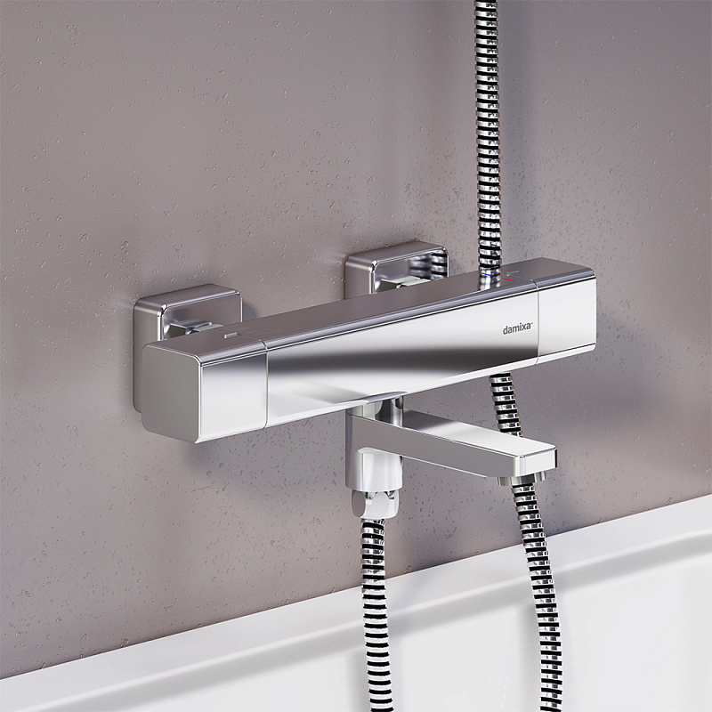 Смеситель для ванны и душа Damixa Gala 533000000 термостат, хром