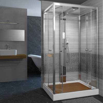 Душевая кабина DTO Z122 ESPOO с парогенератором 120x90x220