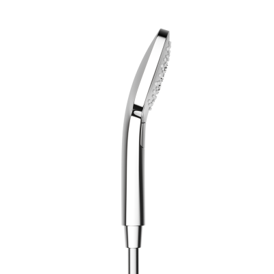 Душевая лейка SANCOS Magic, кнопочное управление, 110 x110 мм, 3 режима, цвет хром/белый, SC6005CH