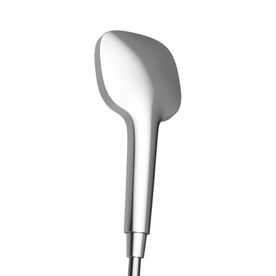 Душевая лейка SANCOS Magic, кнопочное управление, 110 x110 мм, 3 режима, цвет хром/белый, SC6005CH