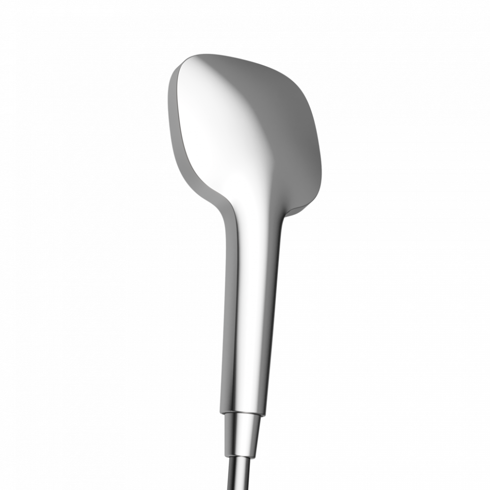 Душевая лейка SANCOS Magic, кнопочное управление, 110 x110 мм, 3 режима, цвет хром/белый, SC6005CH